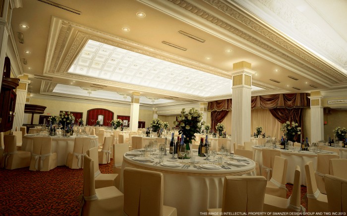 Banquet Hall. Side Area 