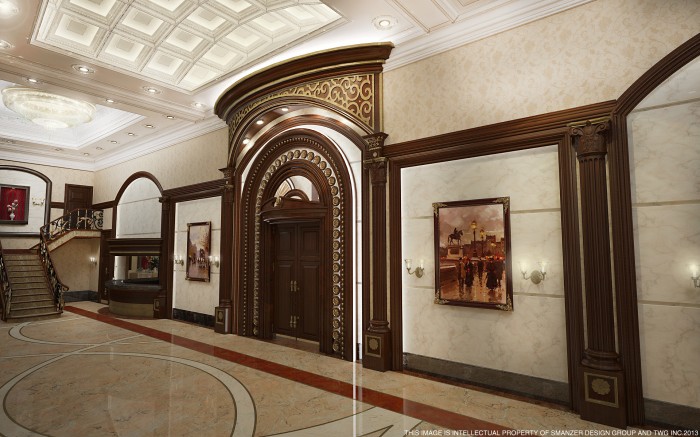 Main Foyer. Central Portal