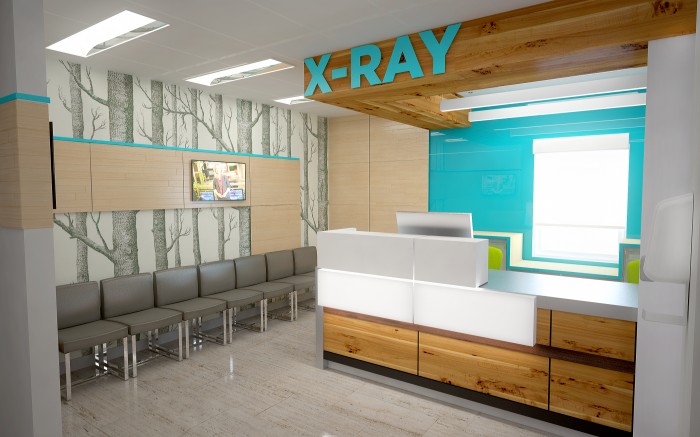 X-Ray Waiting zone and Reception 